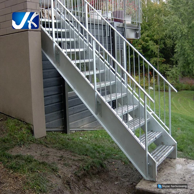 Galvanized Outdoor Light Type Steel Structure Stair for Workshop Application
