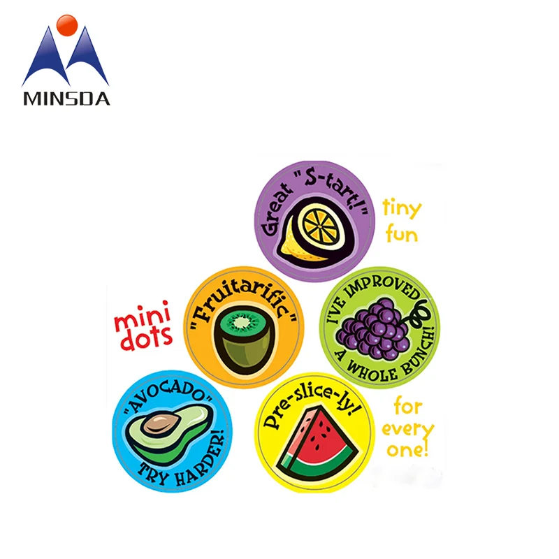 Custom Stinky Scratch and Sniff Stickers Scented Acid Free Reward Sticker for Your Products