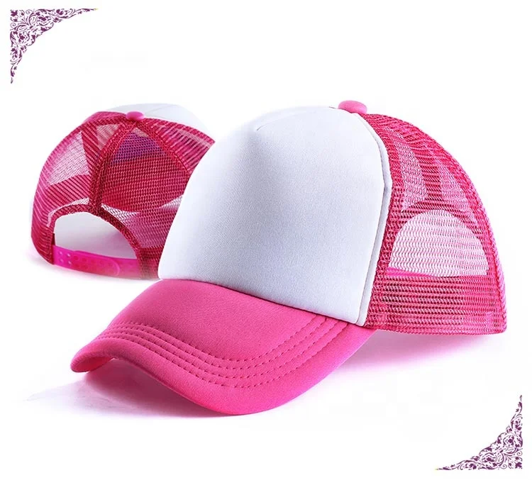 
Заводская низкая цена, различные цвета, пустая сетчатая шляпа-тракер для теплопередачи или сублимационного логотипа 