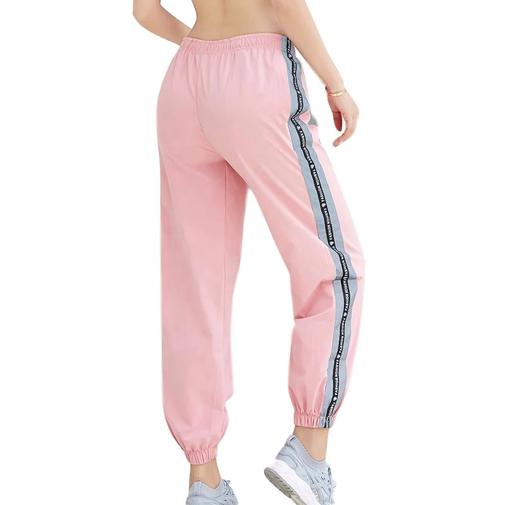 Drawstring Waist Striped Side Pocket Plain Sweat Pant For Woman Athletic  Workout Jogging Match Sweat Pant Woman Fitness Jogger - Buy Woman Fitness  Jogger,Plain Sweat Pant For Woman,Match Sweat Pant Product on