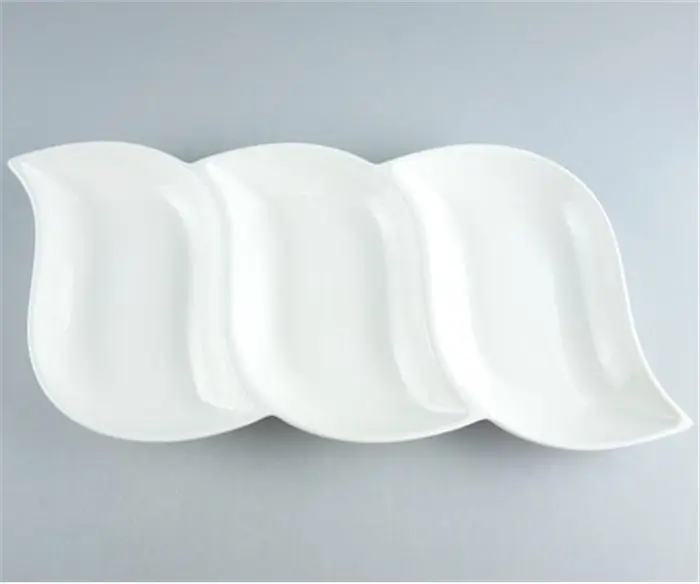 ceramic divided serving dish