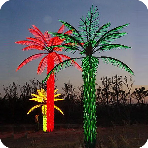 COSTWAY 180 cm kunstmatige palmboom met verlichting, kunstboom met 250 LED-lichten in warm wit, LED-boom met 813 toppen en metalen standaard, lichtboom voor Kerstmis en terras, binnen- en COSTWAY 180 cm kunstmatige palmboom met verlichting, kunstboom met 250 LED-lichten in warm wit, LED-boom met 813 toppen en metalen standaard, lichtboom voor Kerstmis en terras, binnen- en