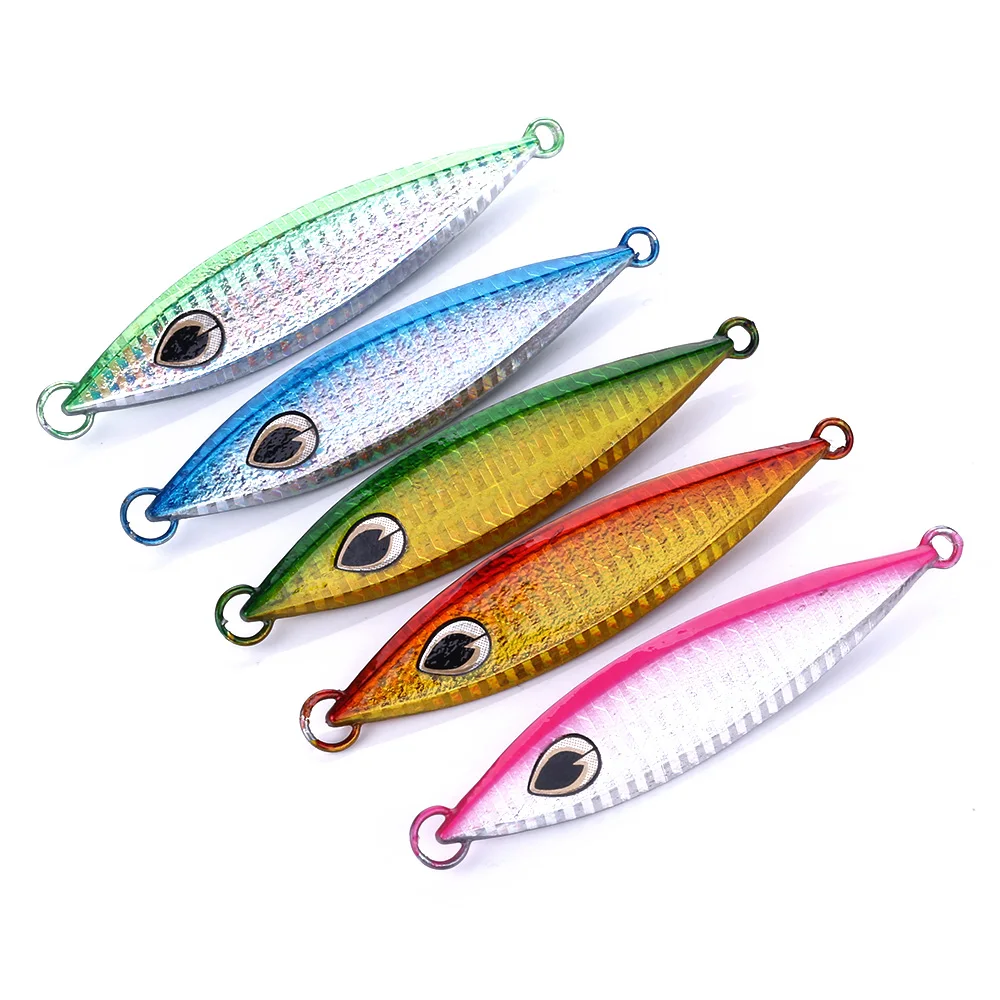 High Quality Saltwater Fishing Lures  20g/30g/40g/60g/80g/100g/120g/150g/180g/200g Metal Jig Lure Slow Jigging  Lure - China Fishing Lures and Hard Baits price