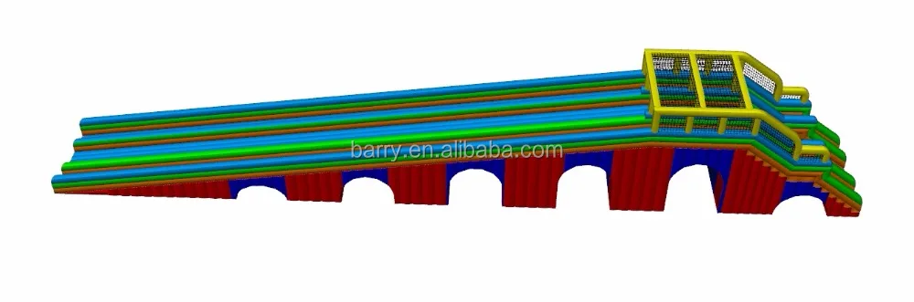 75m Long Inflatable Ramp for Slide the City