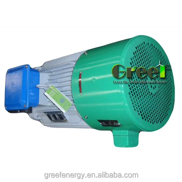 Mini Hydro Electric Permanent Magnet Generator 12kw 300rpm with Low Rpm and 3 Phase Ac Generator