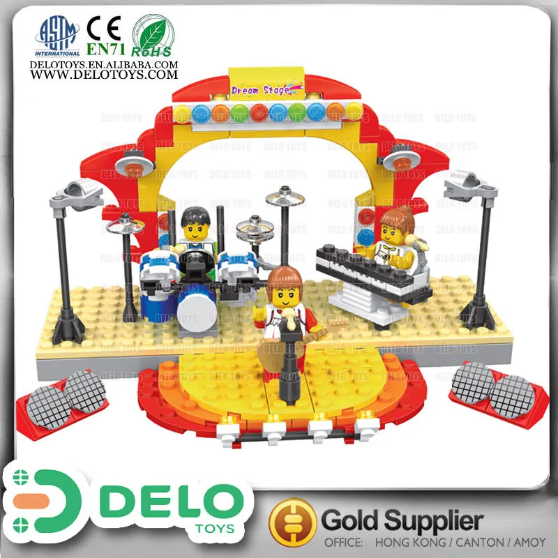 Китайский оптовая продажа поставщики лучший подарок 12 года пластиковые строительные блоки шоу этап