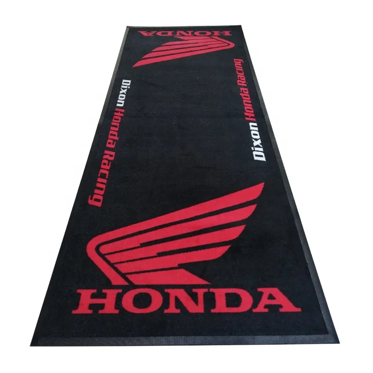 Custom motorcycle pit mat