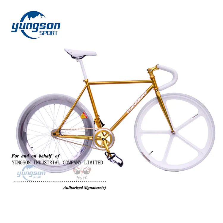 Заводская цена алюминия гоночный велосипед розовый цвет fixed gear для