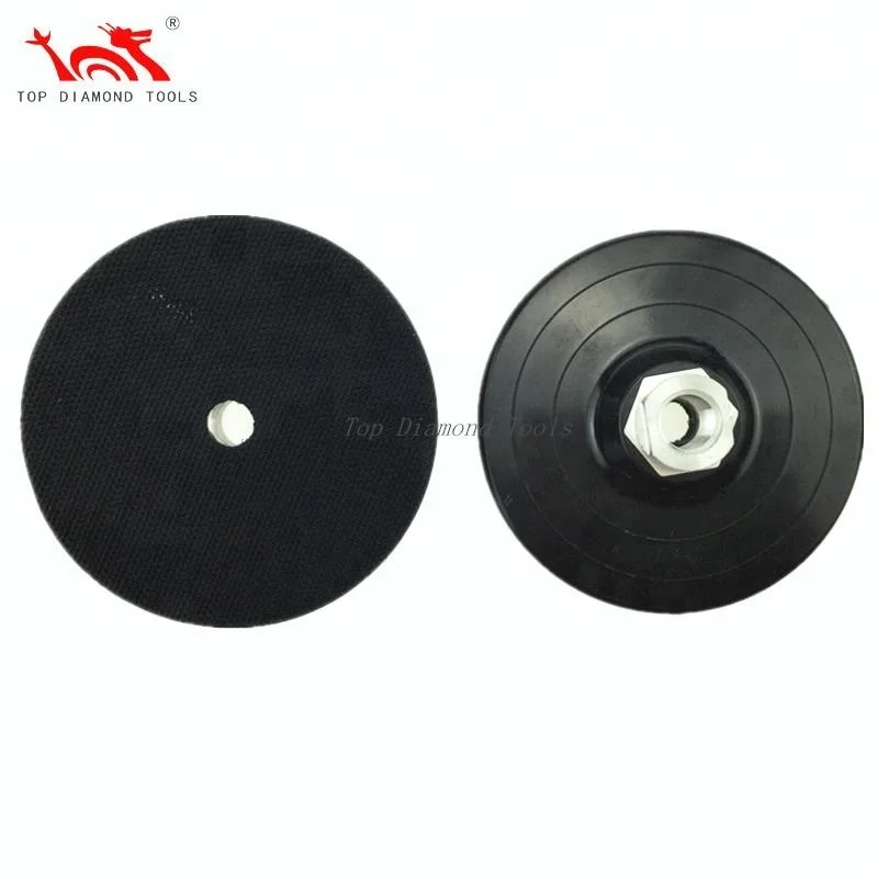 Respaldo de almohadilla de pulido de piedra flexible de diamante de goma de  4 '' para amoladora angular proveedor,Respaldo de almohadilla de pulido de  piedra flexible de diamante de goma de 4 ''