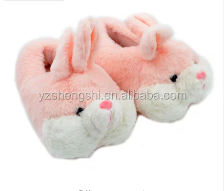スリッパ　ぬいぐるみ Cozy Rabbit Plush Indoor Slippers For All Ages - Oem