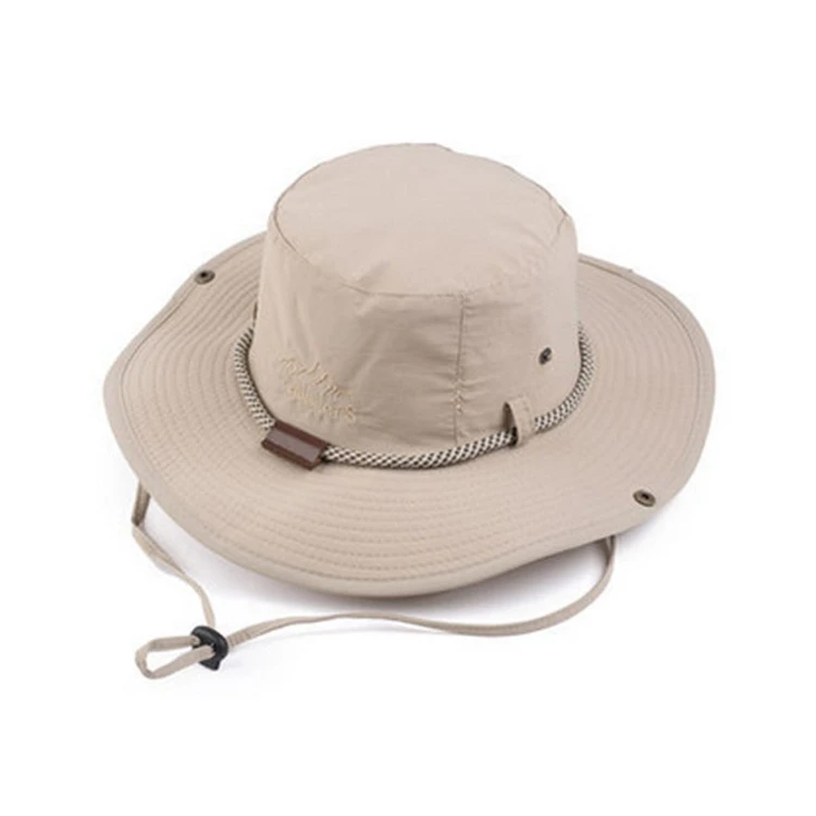 Wholesale Personalized Logo Safari Plain Bucket Hat| Alibaba.com