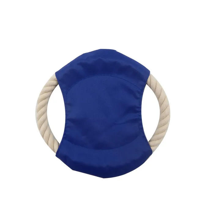 cloth dog frisbee