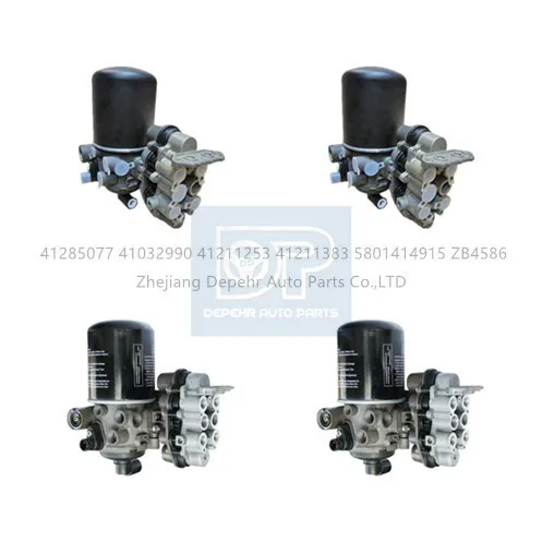 ZB4600 ZB4630 500361673 Depehr European Auto Parts Tractor Air Processing Unit Ivec Truck Brake System Air Dryer
