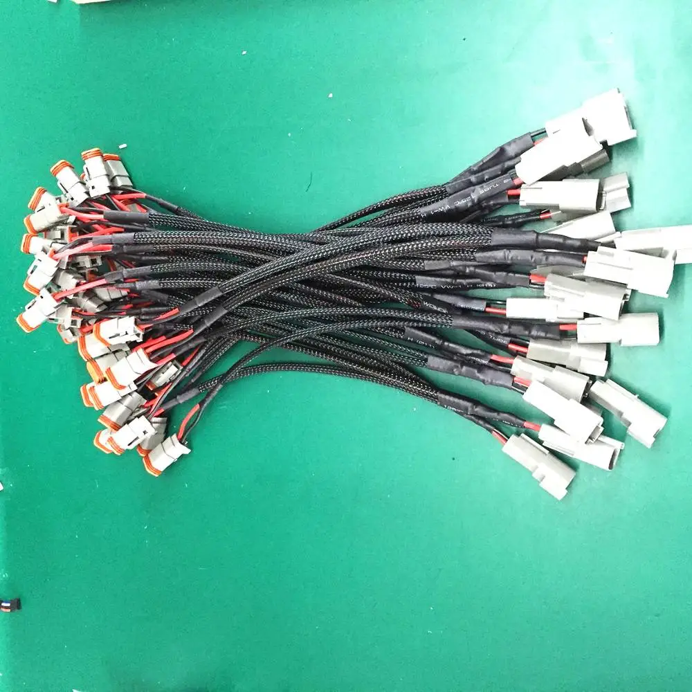 Автомобильные Y-образные двойные выходы Deutsch DT DTP адаптеры разъемы разветвители для автомобиля светодиодная противотуманная 30 см