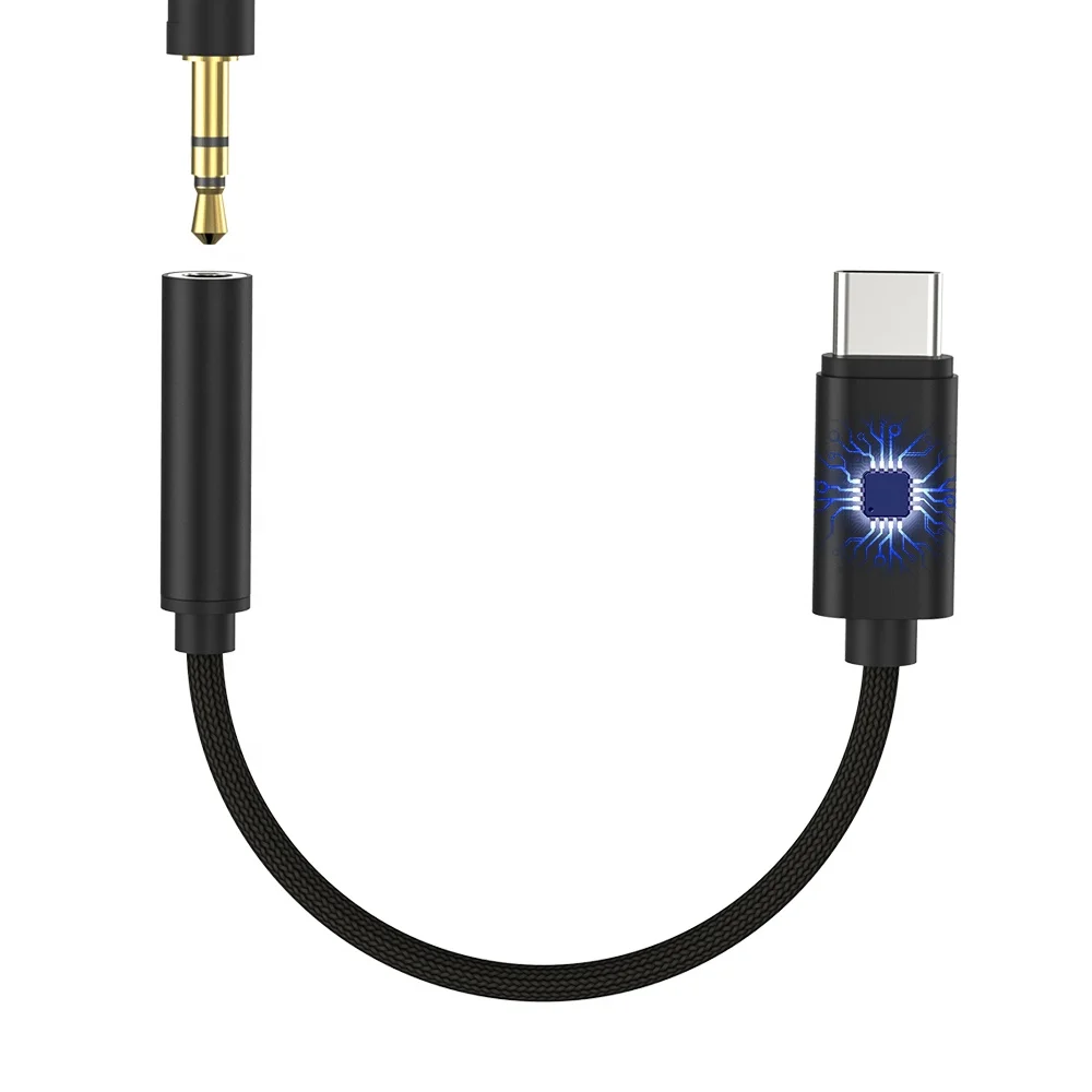 Alibaba Оптовая продажа цифровой DAC аудио кабель высокого разрешения чип USB-C Тип c до 3,5 мм адаптер для ипэур pro Google Pixel
