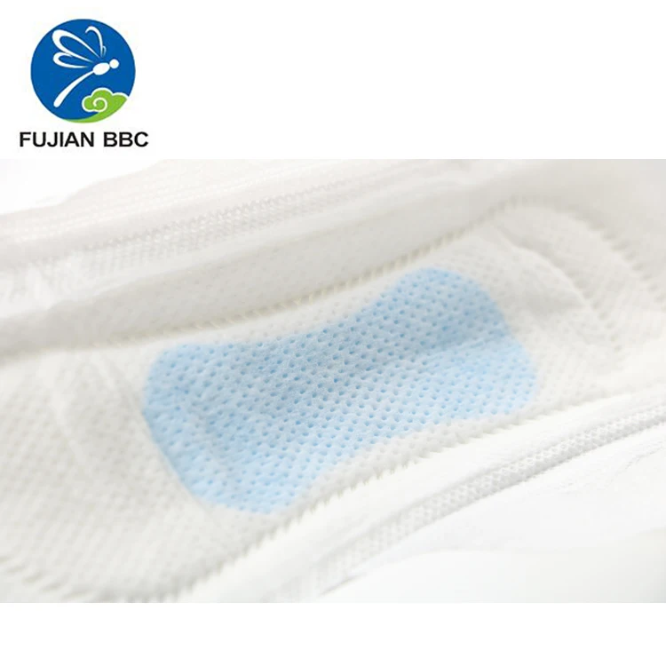Breathable Mesh Top Sheet Girls Wearing Sanitary Towel SAP Paper Blue Core Lady love Negative Ion Sanitary Napkin for Woman Pad
