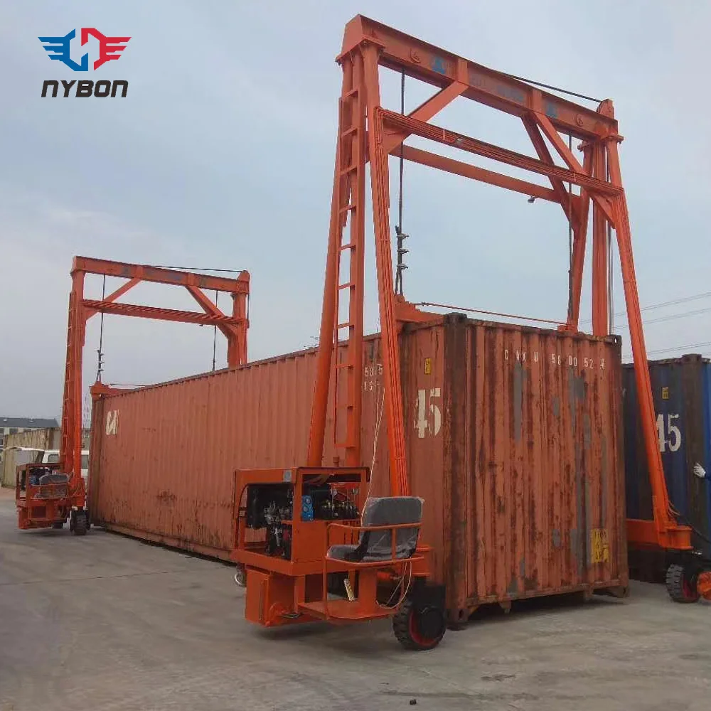 Container Loading and Unloading Mobile Container Crane Price for Warehouse