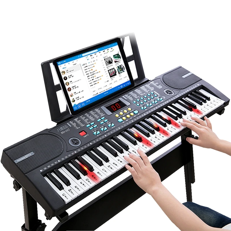 61 touch response keys electric keyboard, oriental keyboard, electronic organ baby piano musical toys
