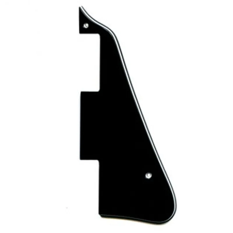 Custom Electric Guitar Pickguard Black 3ply Lp Style Pickguard For Lp