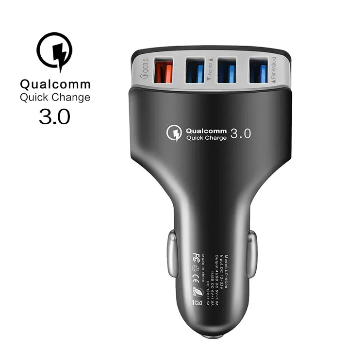 SIPU Быстрая зарядка 4 usb порт qc 3,0 Автомобильное зарядное устройство