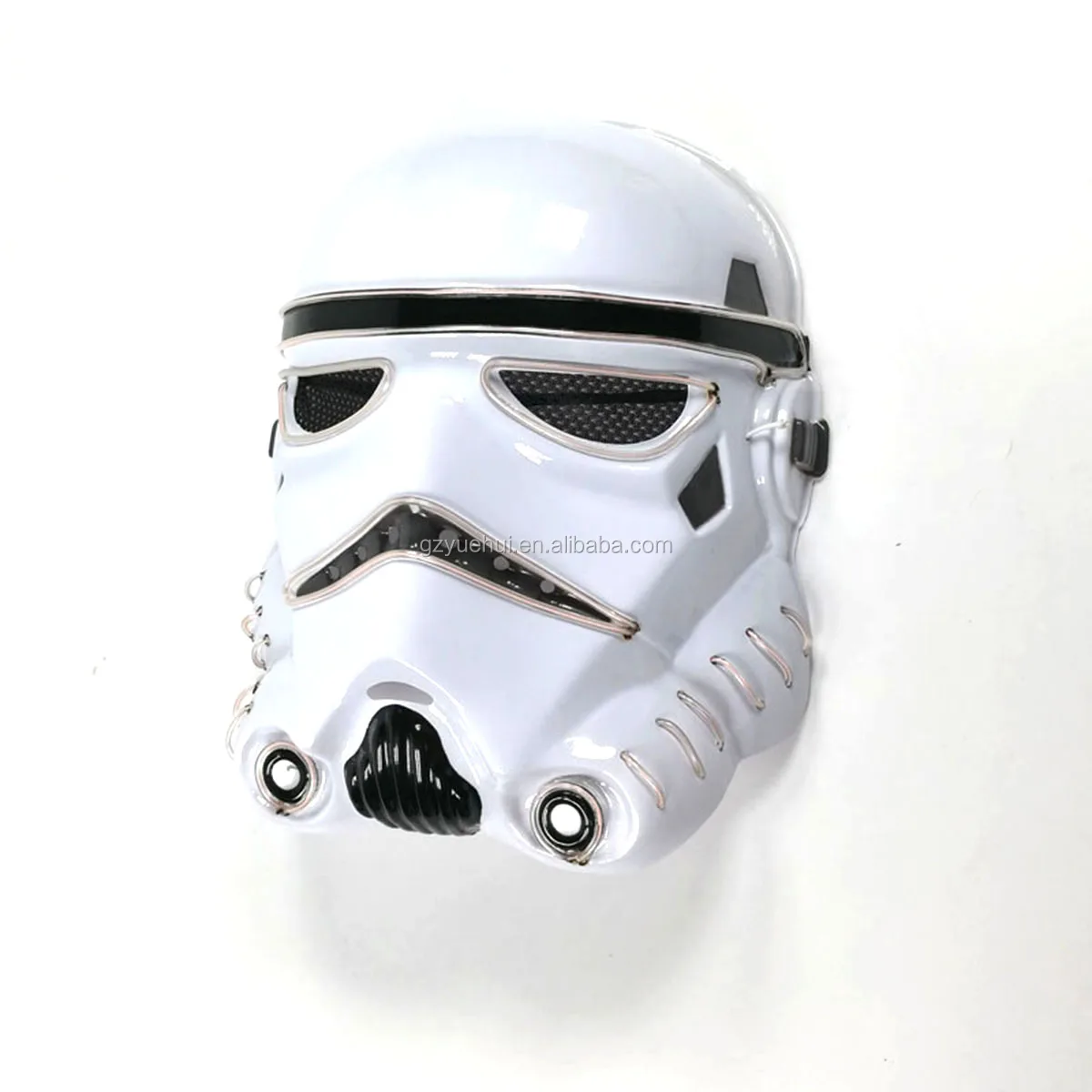 Модная Тема фильма ролевая игра Лайм зеленый свет холодный свет Монстр Маска праздничное освещение неоновая светодиодная война звезд со звуковым активным Драйвером