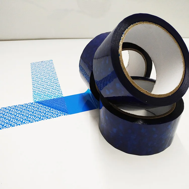 One Time Use Tamper Evident Packing Tape with Text VOIDOPEN