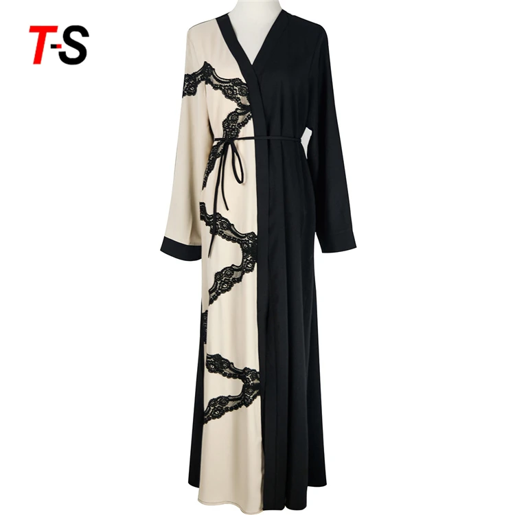 Вышивки мусульманин Исламская одежда женские платье