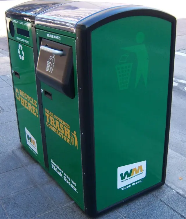 Garbage Bin Compact Like Bigbelly
