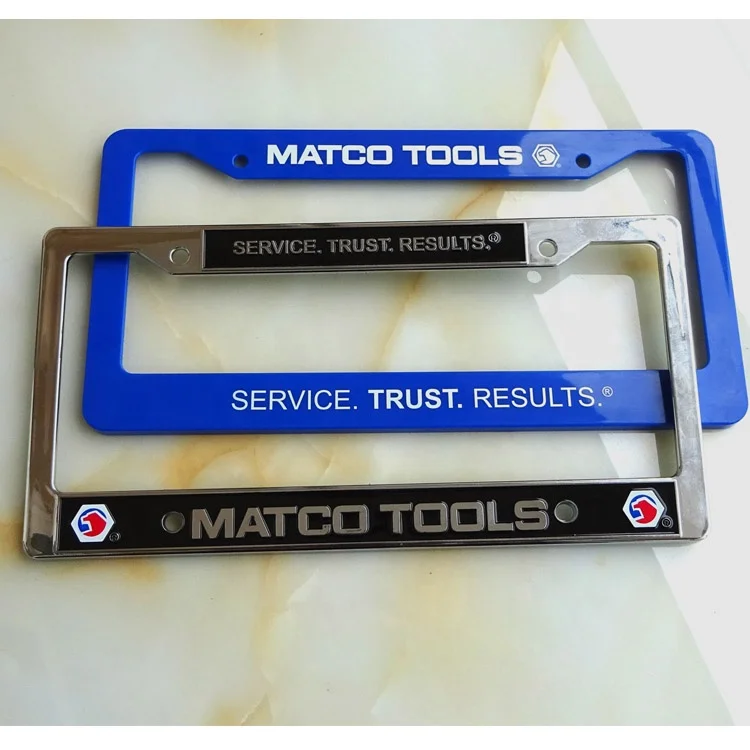 Пластиковый Американский держатель номерного знака с индивидуальным логотипом