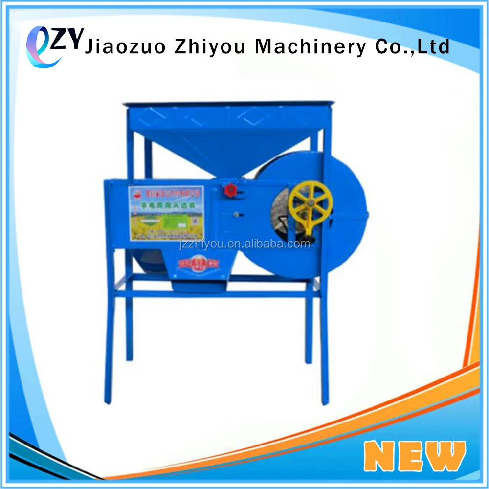 Grain Separator Leaves and Stem Separating Vegetable Winnowing Winnower Machine