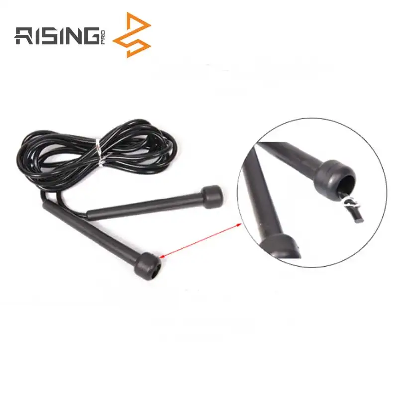 Rising Fitness Customizable Skipping Jump Rope Training Rope PP Handle Light Steel PVC Material Custom