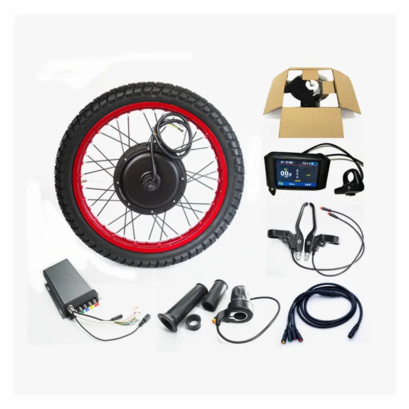 72v 3000w Electric Bike Motor DC Brushless Fatbike Hub Motor Wheel 20 ...