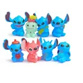 8pcs Mini Stitch action figurines figura toy set 2016 New Anime stitch Christmas gift and dolls