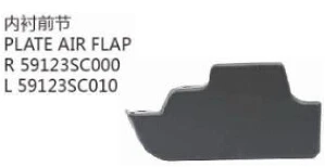 Oem.59123Sc000 59123Sc010 For Subaru Forester 09-12 Auto Car Plate Air Flap - Buy Oem.84912Sc180 84912Sc190,Auto Car Plate Air Flap,For Subaru Forester 09-12 Product On Alibaba.com