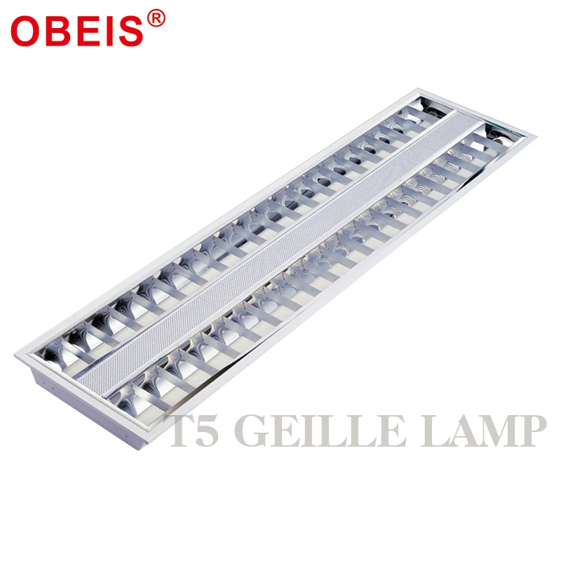 Светодиодная флуоресцентная решетчатая лампа T5 3*14 Вт Одобрено