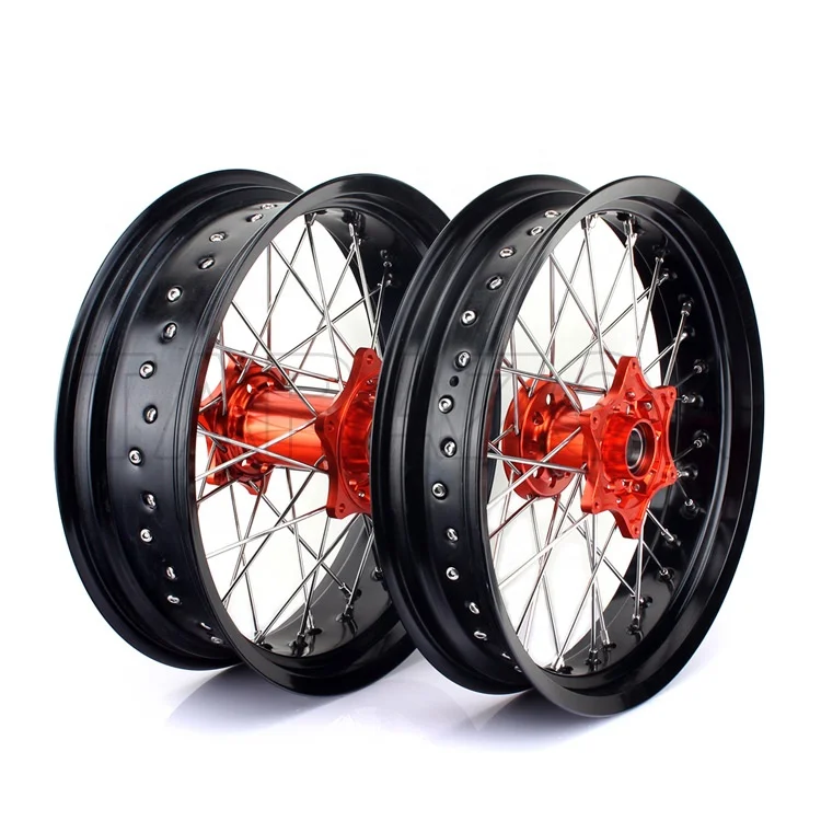 17 Inch Cnc Aluminum Supermoto Motorcycle Spoke Wheels For Ktm Buy