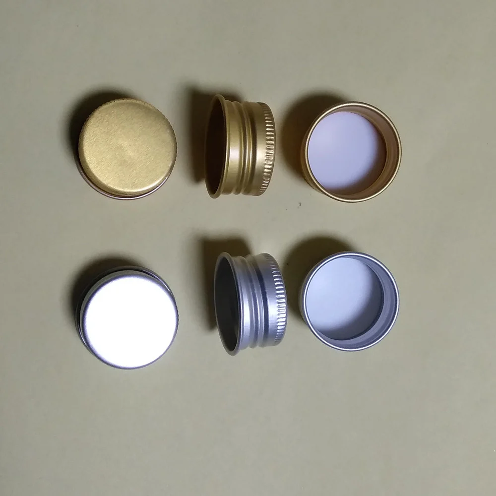 Стеклянная крышка для бутылки Золотая серебряная черная алюминиевая с