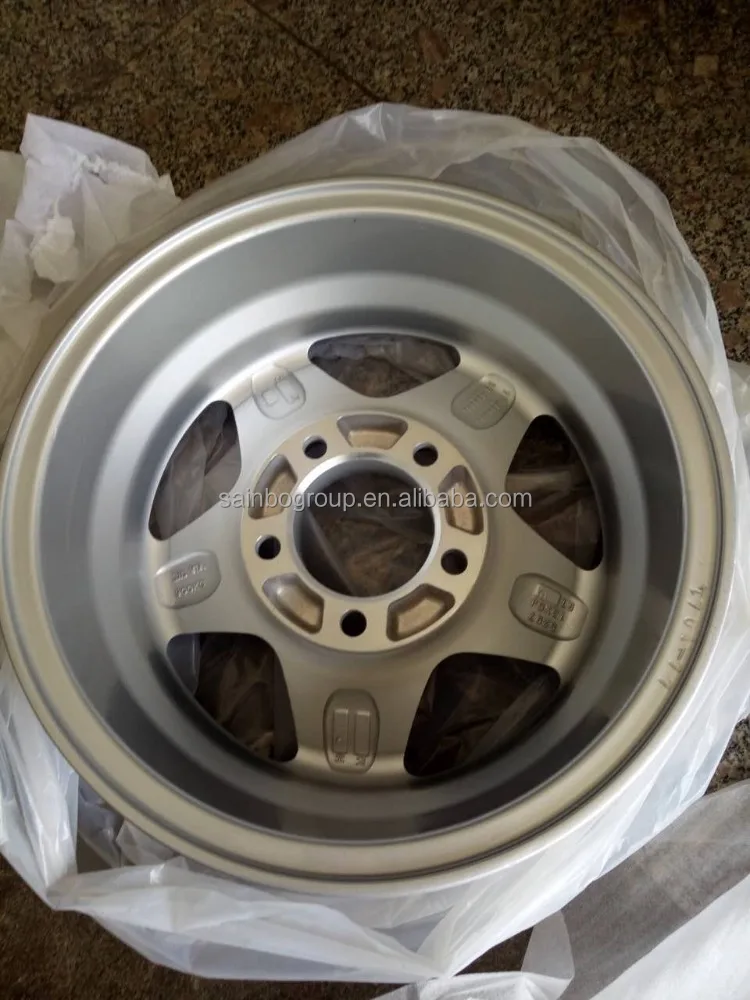 Самый популярный, хороший завод, черно-белые хромированные автомобильные колеса с 5 спицами, колесо прицепа