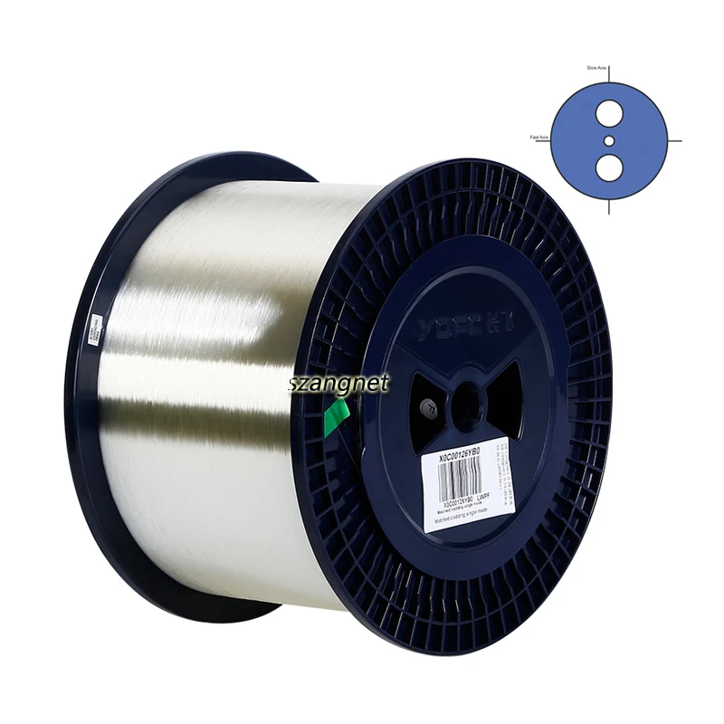 PMF Polarization Maintaining Fiber Optic Cable Singlemode 250um Bare PM Fiber