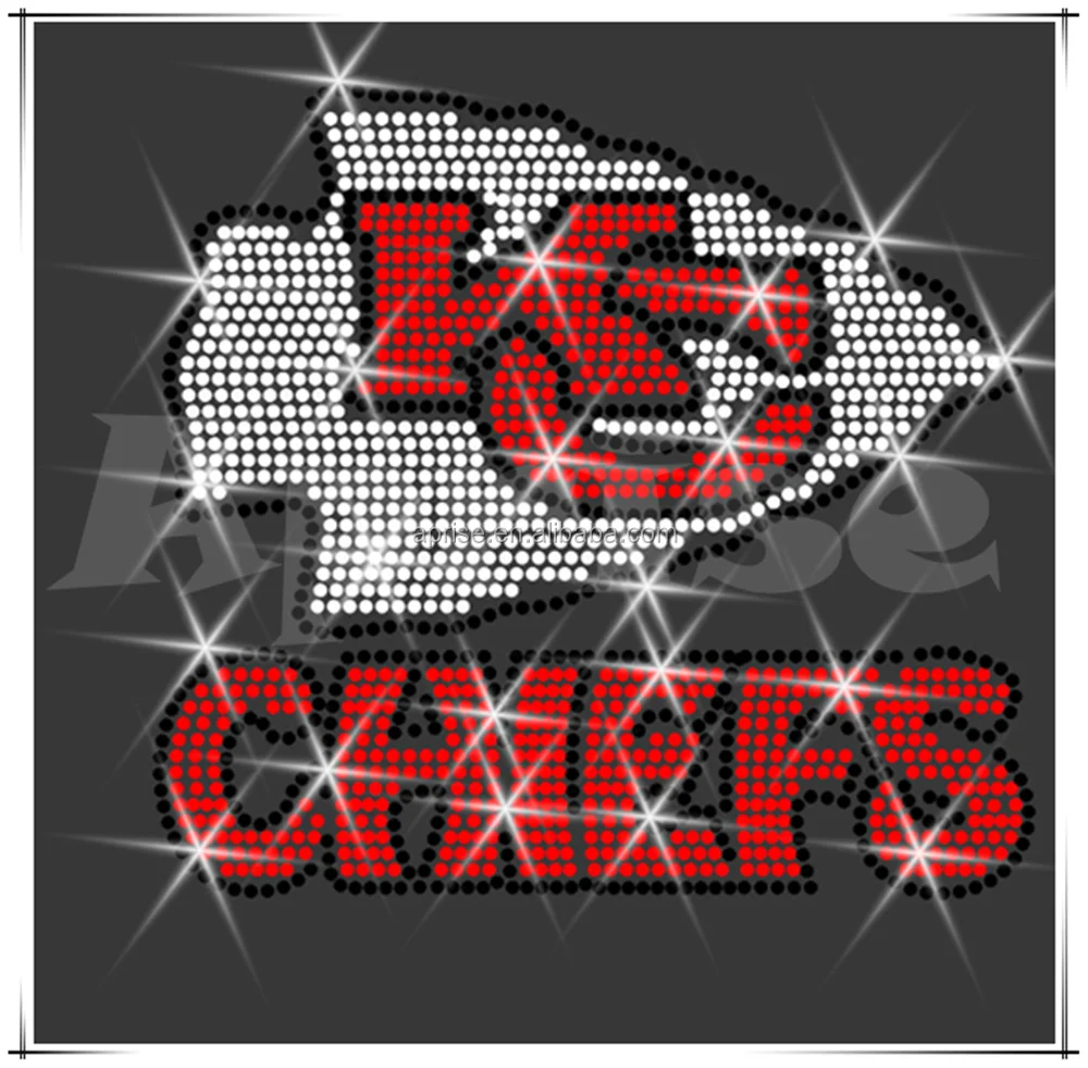 kansas city chiefs rhinestone