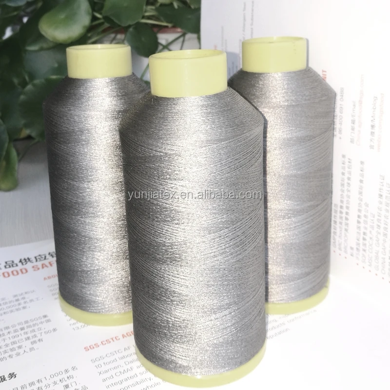 Silver Fiber Conductive Sewing Thread All Purpose Sewing Thread Buy Silver Coated Nylon Filament Fiber Silver Fiber Conductive Fiber Yarn Condcutive Yarn Product On Alibaba Com