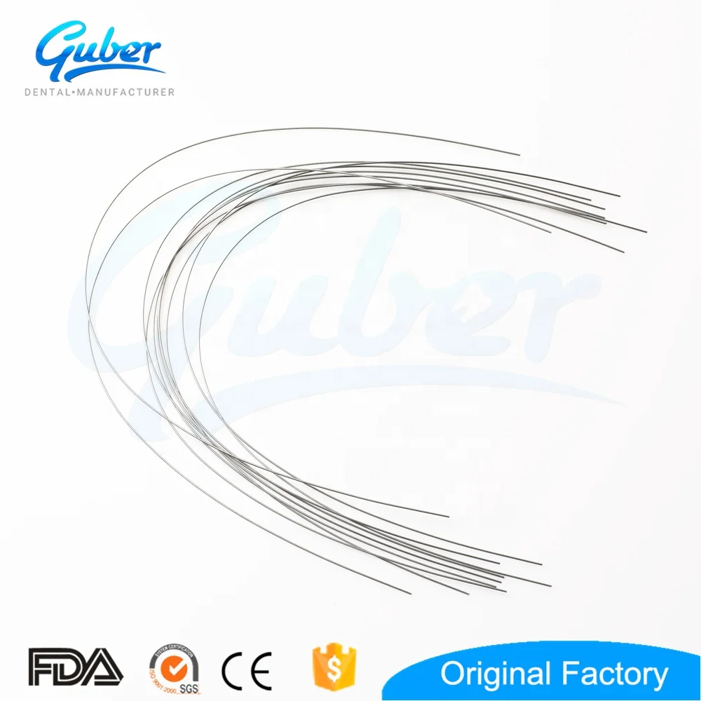 
 Dental Orthodontic Materials Super Elastic Orthodontic Arch Wire Niti  