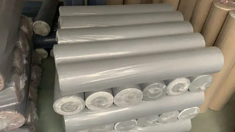
 Custom cationic waterproof flexible polyester faux linen craft fabric for tent  