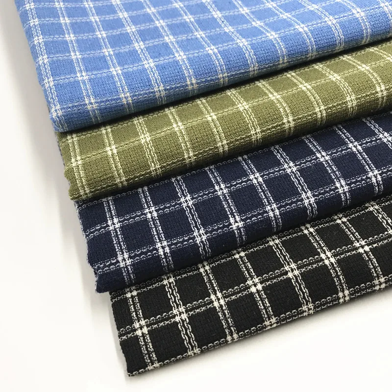 plaid shirt fabric