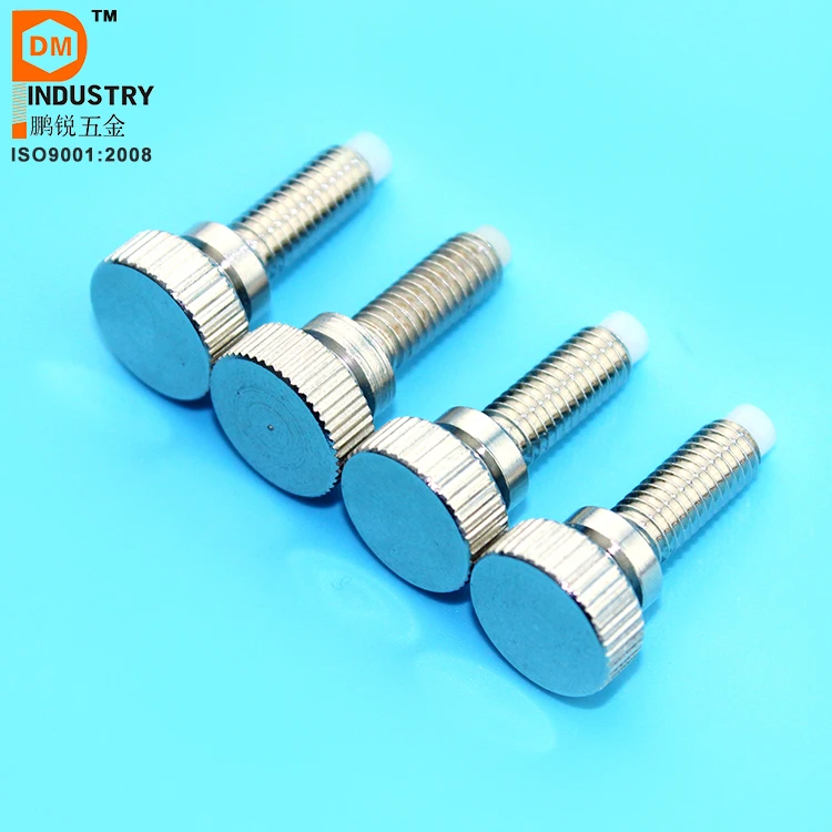 Round Thumb Head Stainless Steel Nylon Tip Screw Buy Thumb Head Screw,Nylon Tip Screw