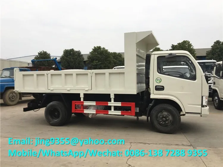 High Quality Dongfeng 4 Tons  Mini Dump Truck for Sale in Ethiopia