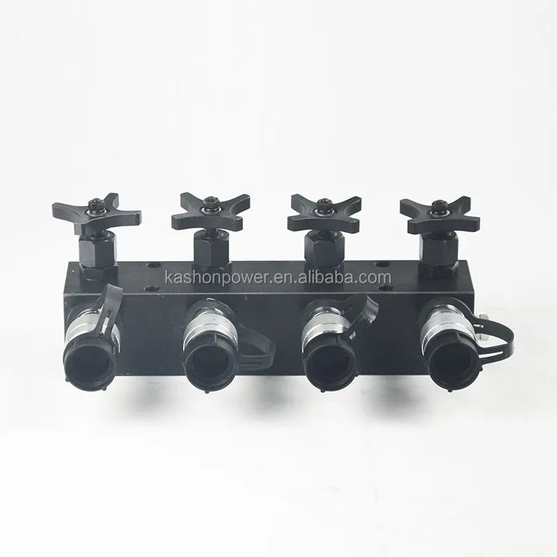 Дистрибьютор гидравлического масла с запорными клапанами