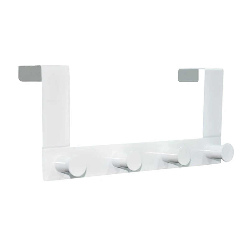 white clothes hook