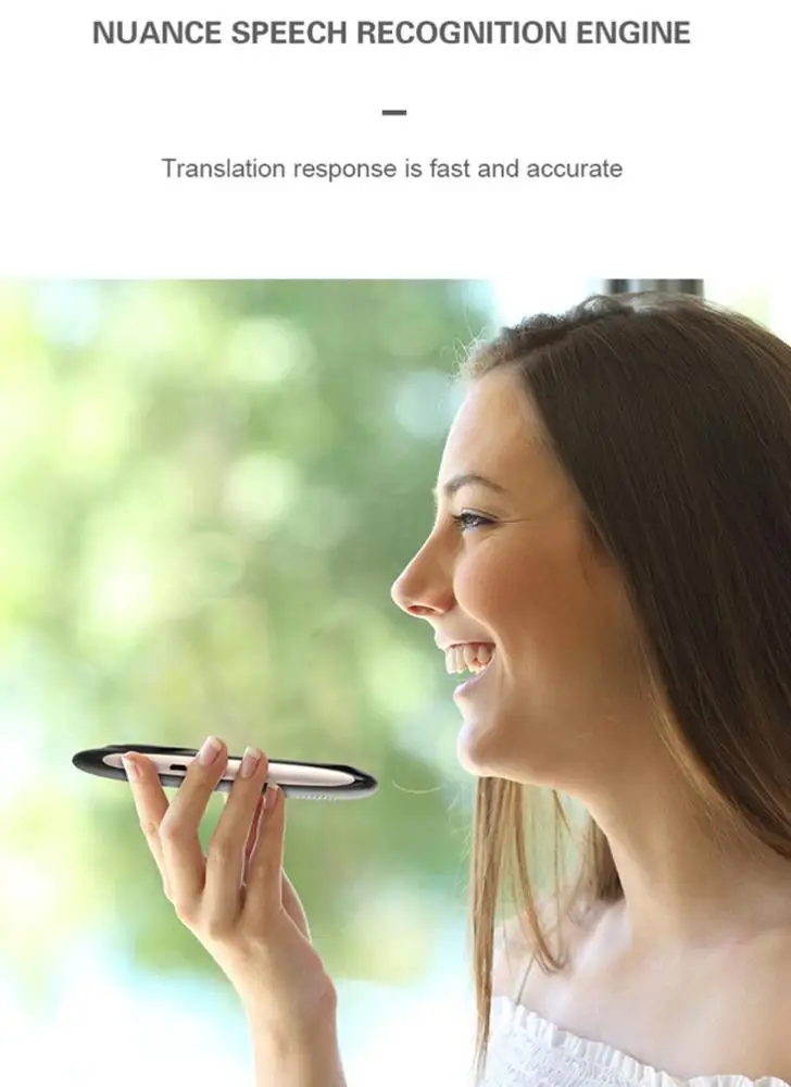 2019 Мини Портативный голосовой перевод машина Multi для 52 языков переводчик
