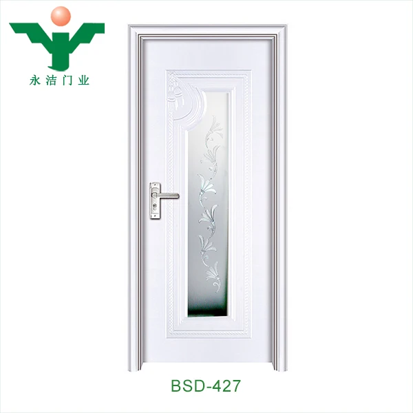 Abyat Toilet Door Design Aluminium Bathroom Door With Frosted Glass